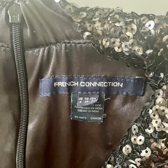 Cowl Neck Sequin Romper, Size M/L, French Connection - Picture 6 of 12